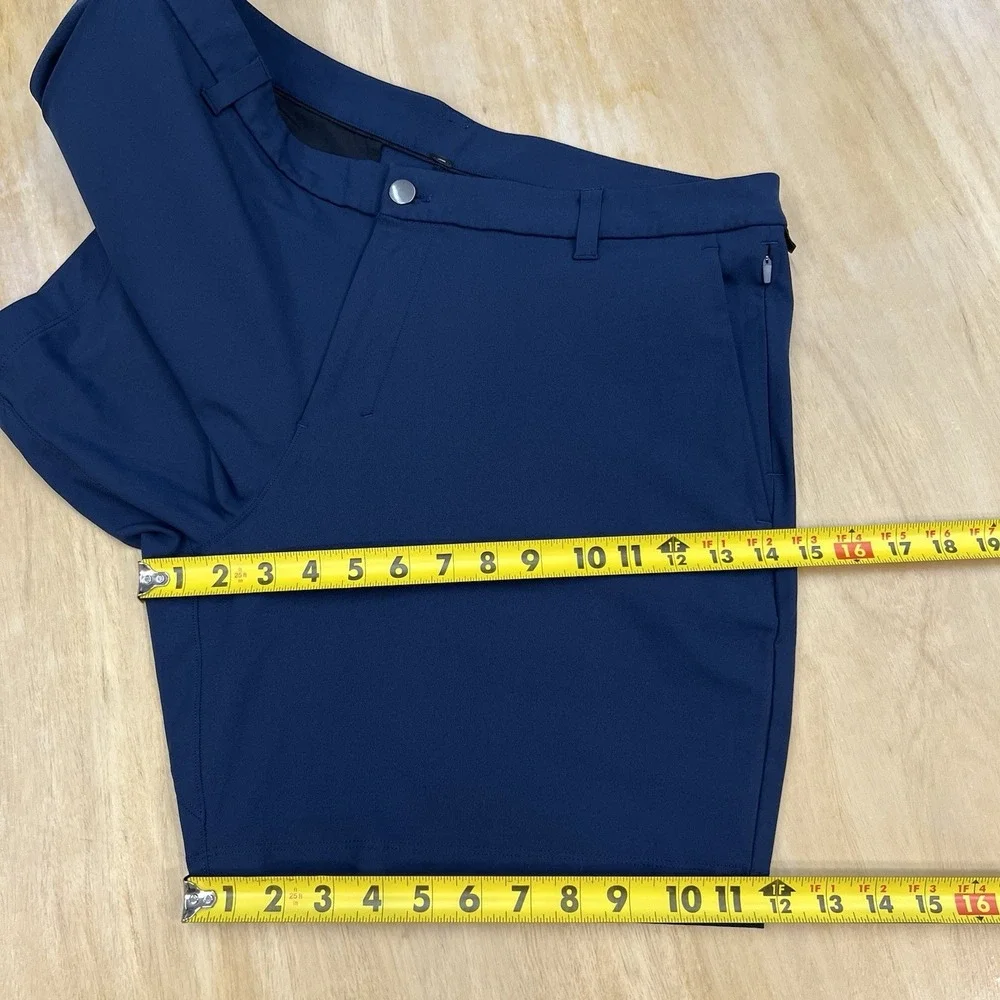 Lululemon Commission Classic Fit Shorts Mens 36x7 Dark Navy (No Tag) Warpstreme